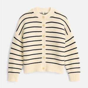 Alex Mill Nico Cotton Striped Cardigan size M